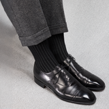 Black & Grey - Super-durable Wool - Mazarin X Scavini