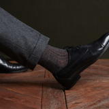 Gris y rojo - Lana Supersolida