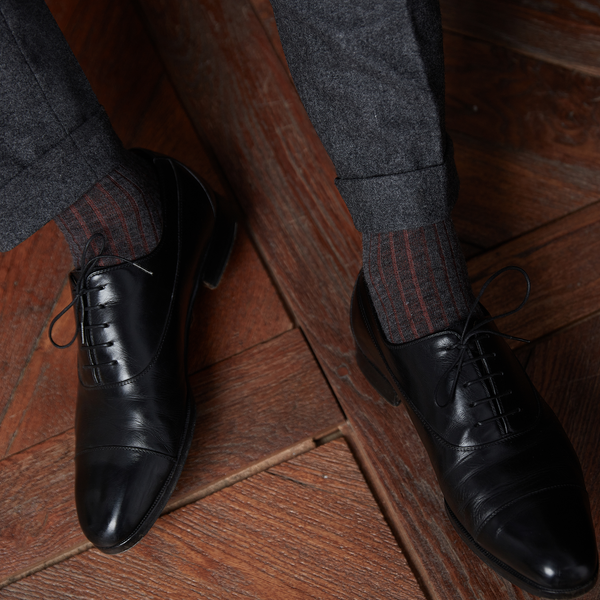 Gray &amp; Red - Wool