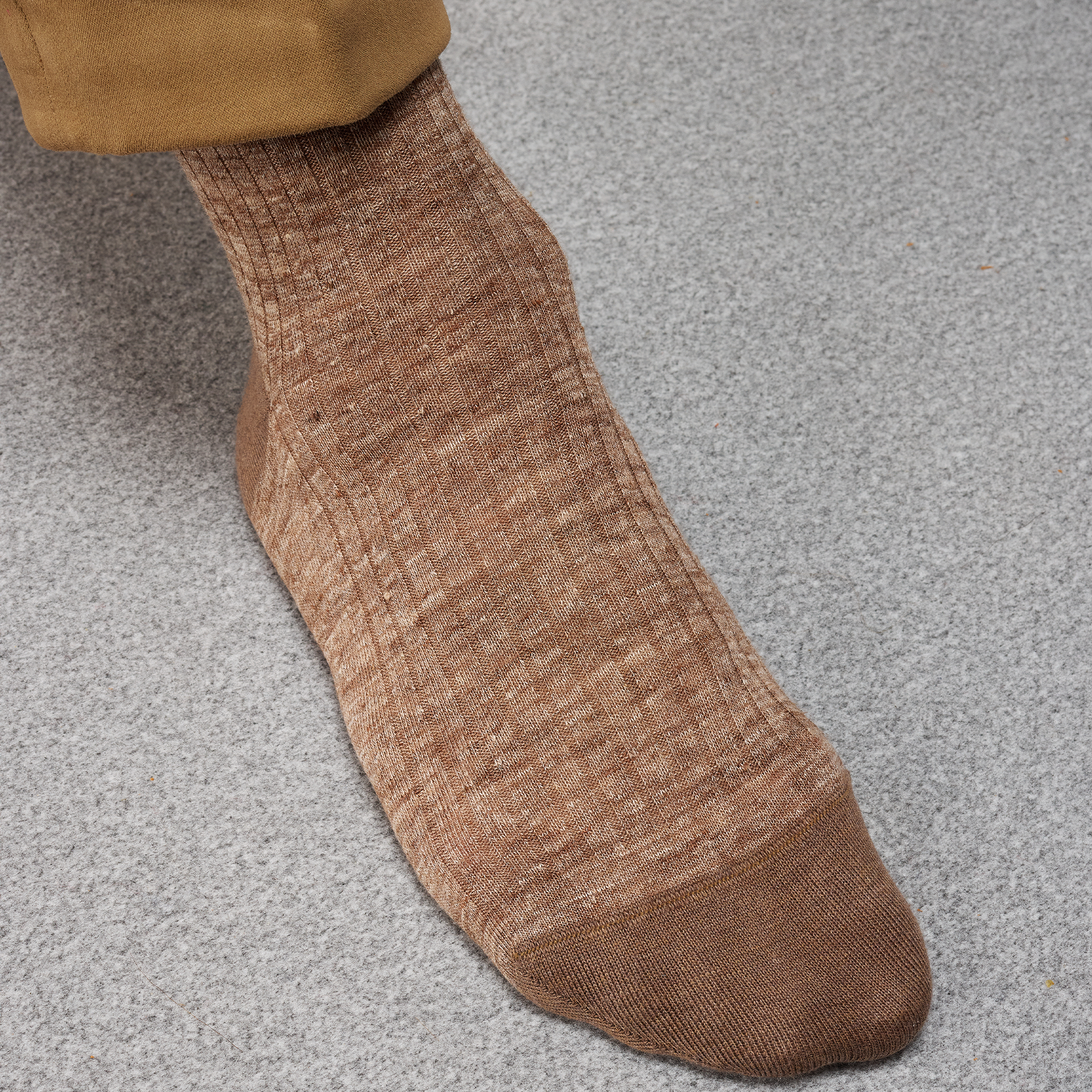 Beige & Braun - Leinen