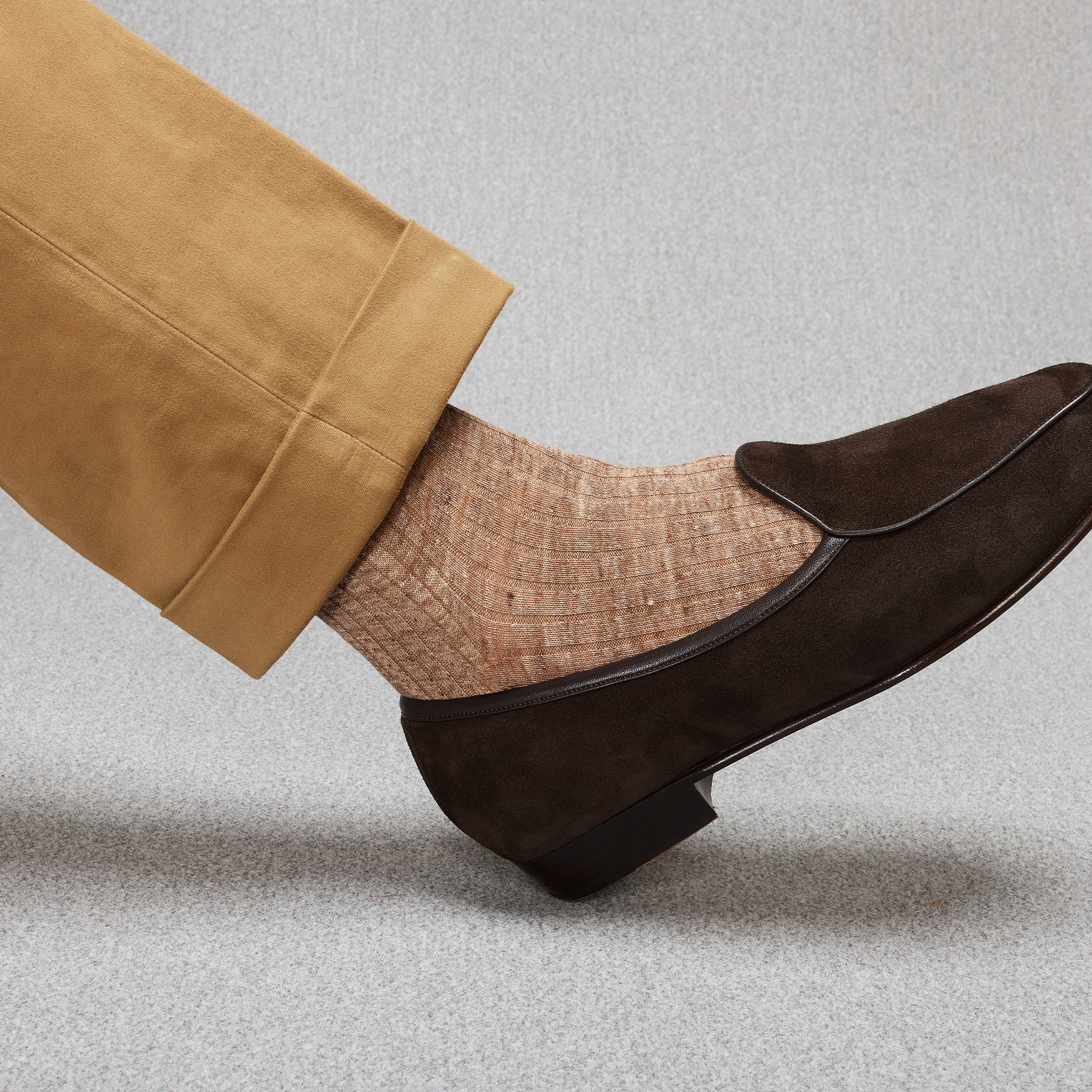 Beige & Braun - Leinen