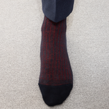 Navy Blue & Red – Linen – Mazarin X Scavini