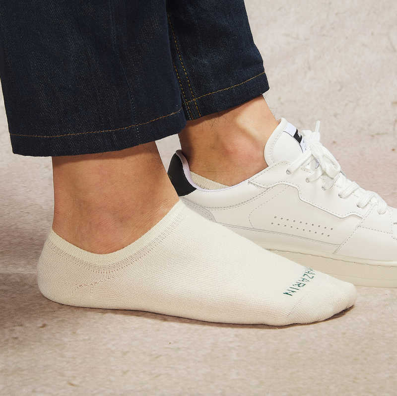 White - Sneakers - Wool