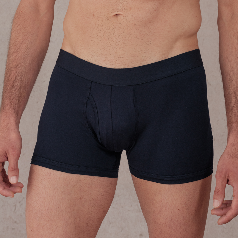 Boxer - Bleu marine - Coton biologique