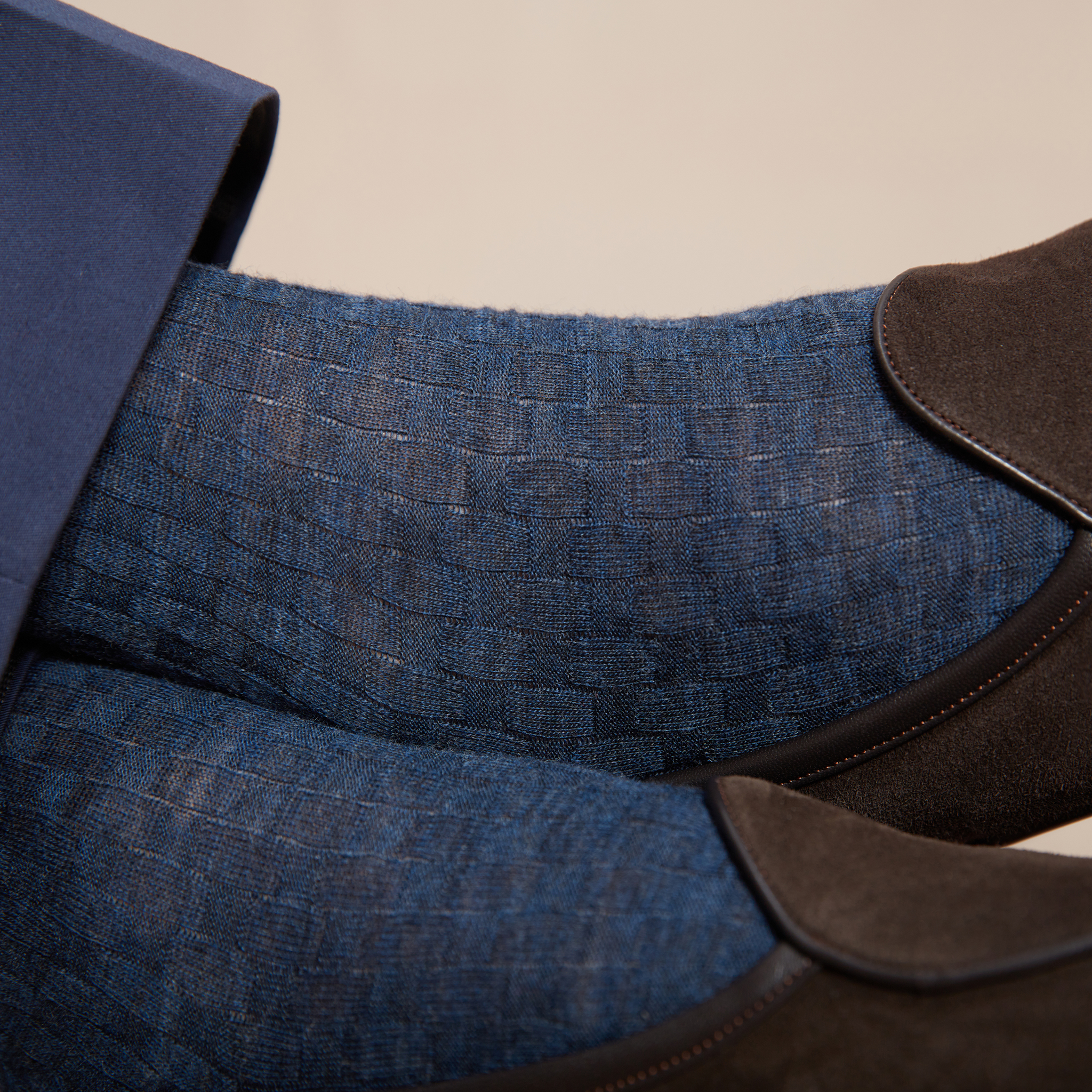 Azul vaquero - Natté - Lana