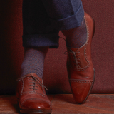 Hazelnut &amp; Steel - Houndstooth - Wool