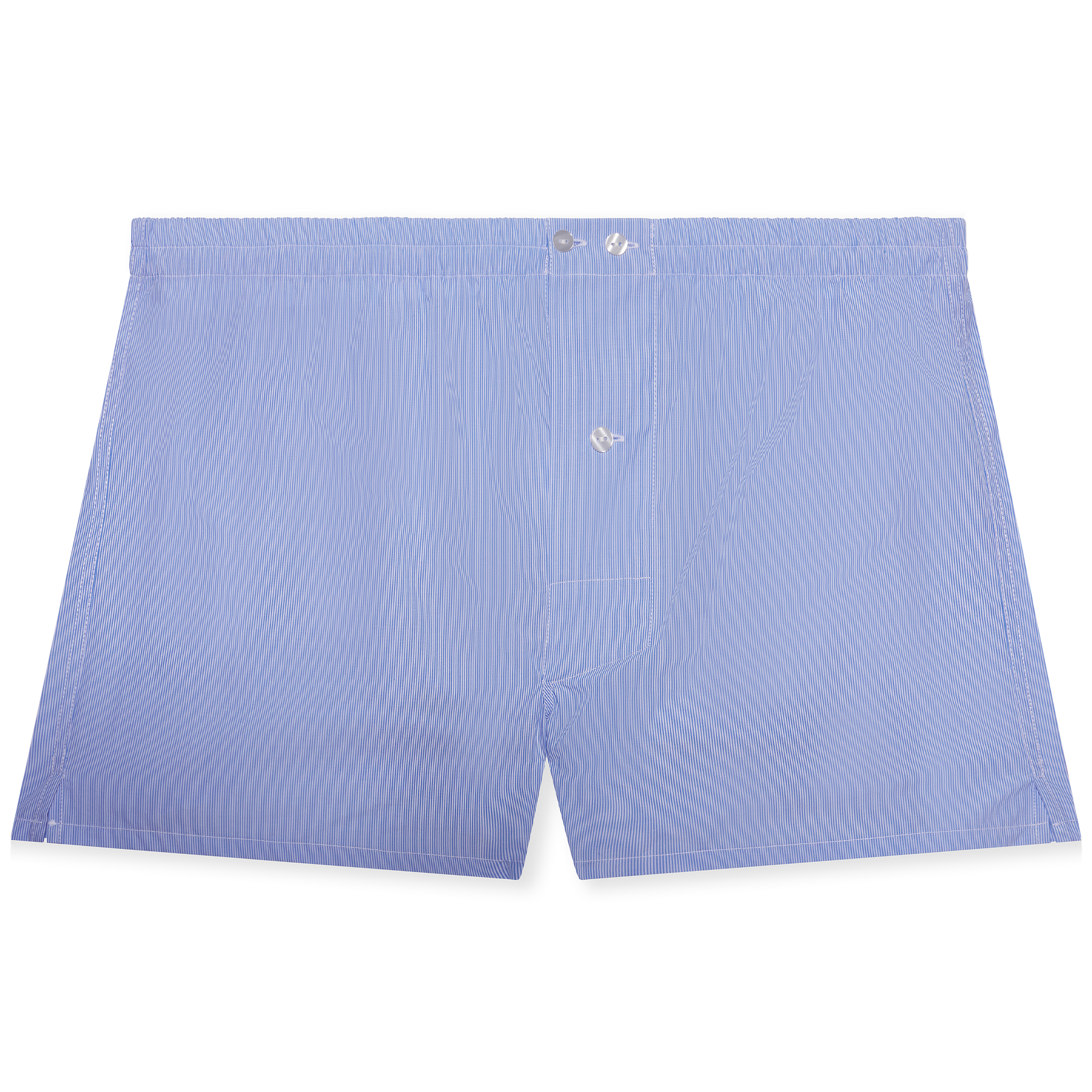 Unterhose hellblau & weiß mit Ringelstreifen - Baumwolle