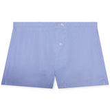 Calzoncillos de rayas milrayas azul claro y blanco - Algodón