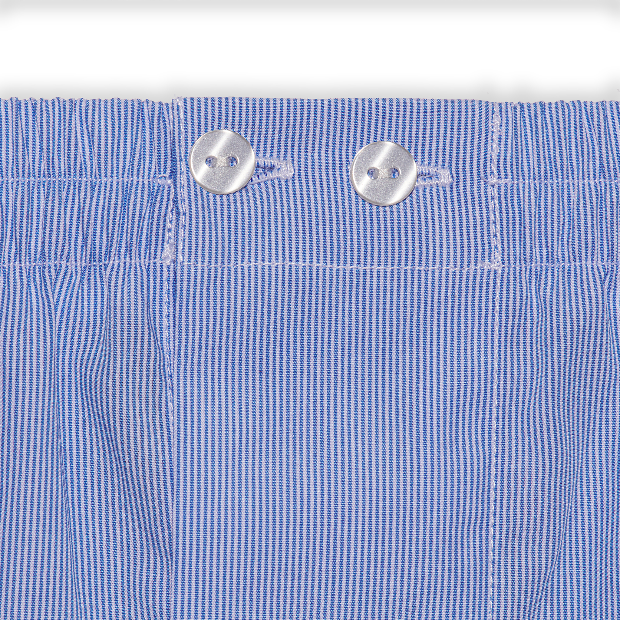 Unterhose hellblau & weiß mit Ringelstreifen - Baumwolle
