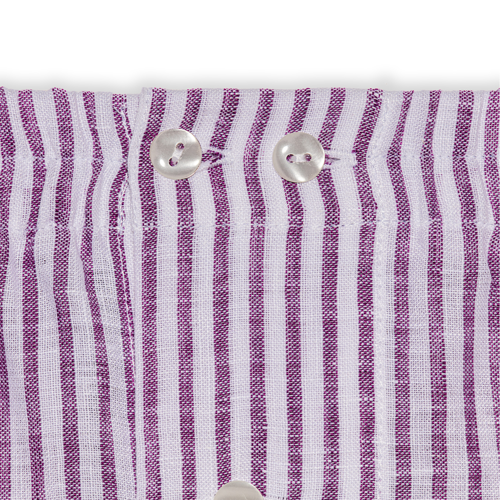 Unterhose Weiß & Violett - Leinen