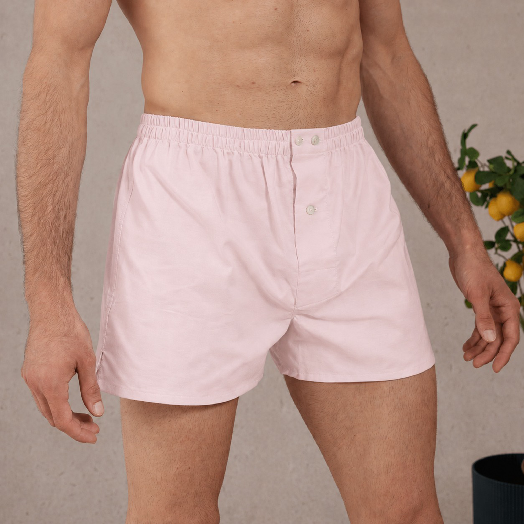 Calzoncillo rosa – Algodón Oxford