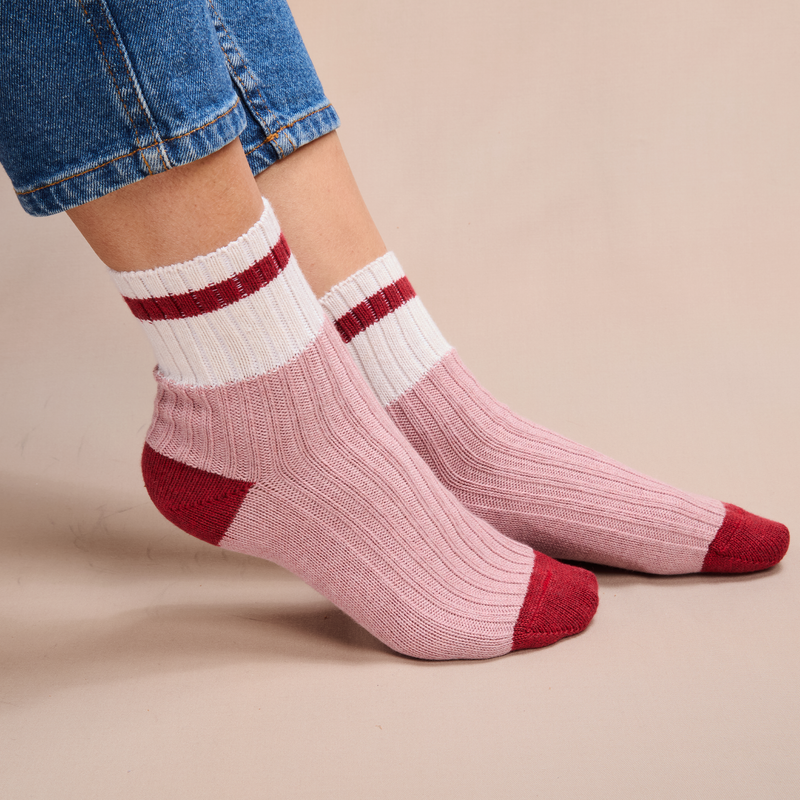 Pink &amp; Red - Stripes - Cotton