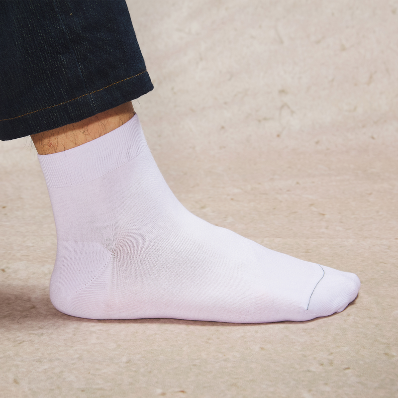 White - Cotton Supersoft - Ankle