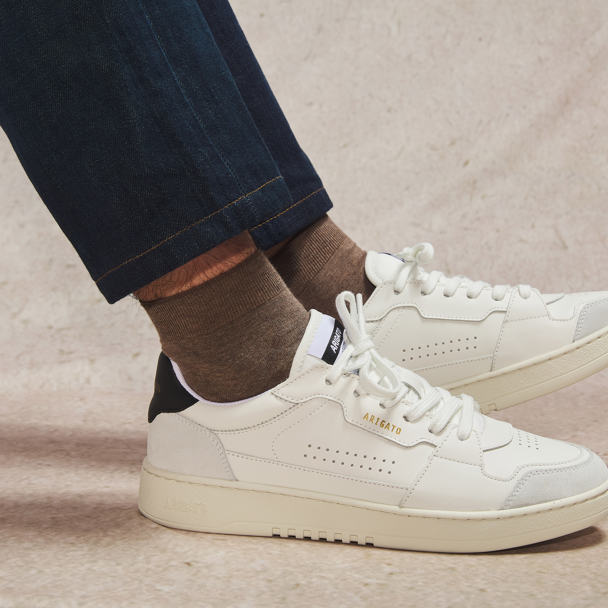 Taupe - Coton Supersoft - Cheville