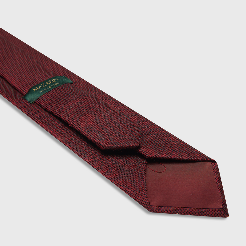 Burgundy tie - Wool