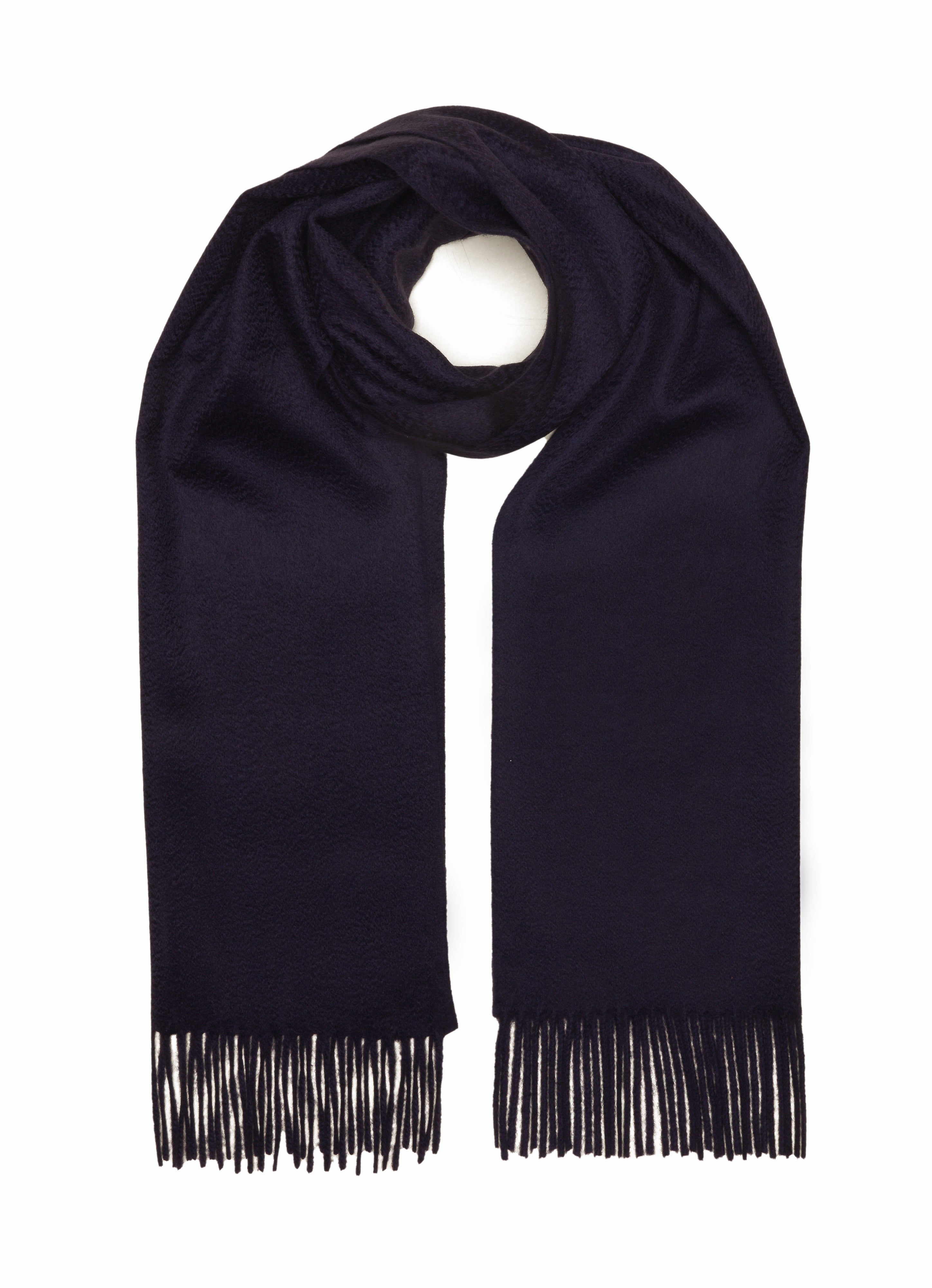 Schal 100% Kaschmir - Aubergine