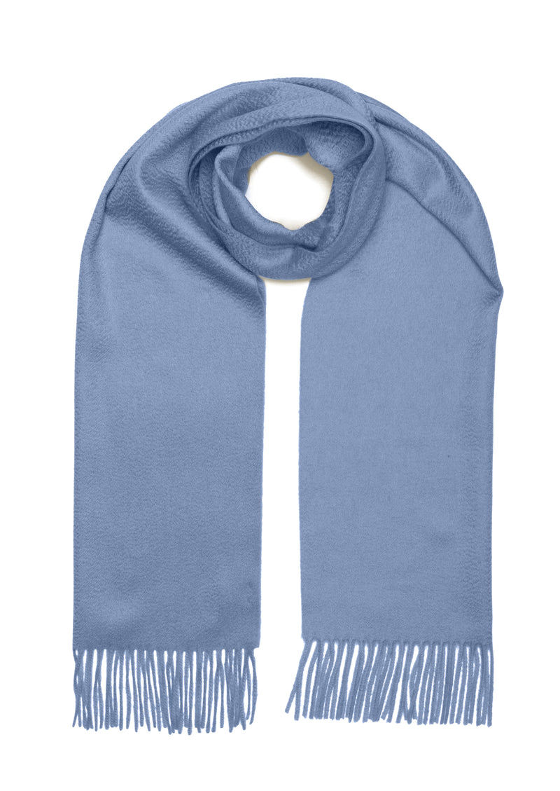 Schal aus 100 % Kaschmir – Himmelblau