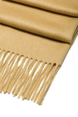 100% Cashmere Scarf - Yellow