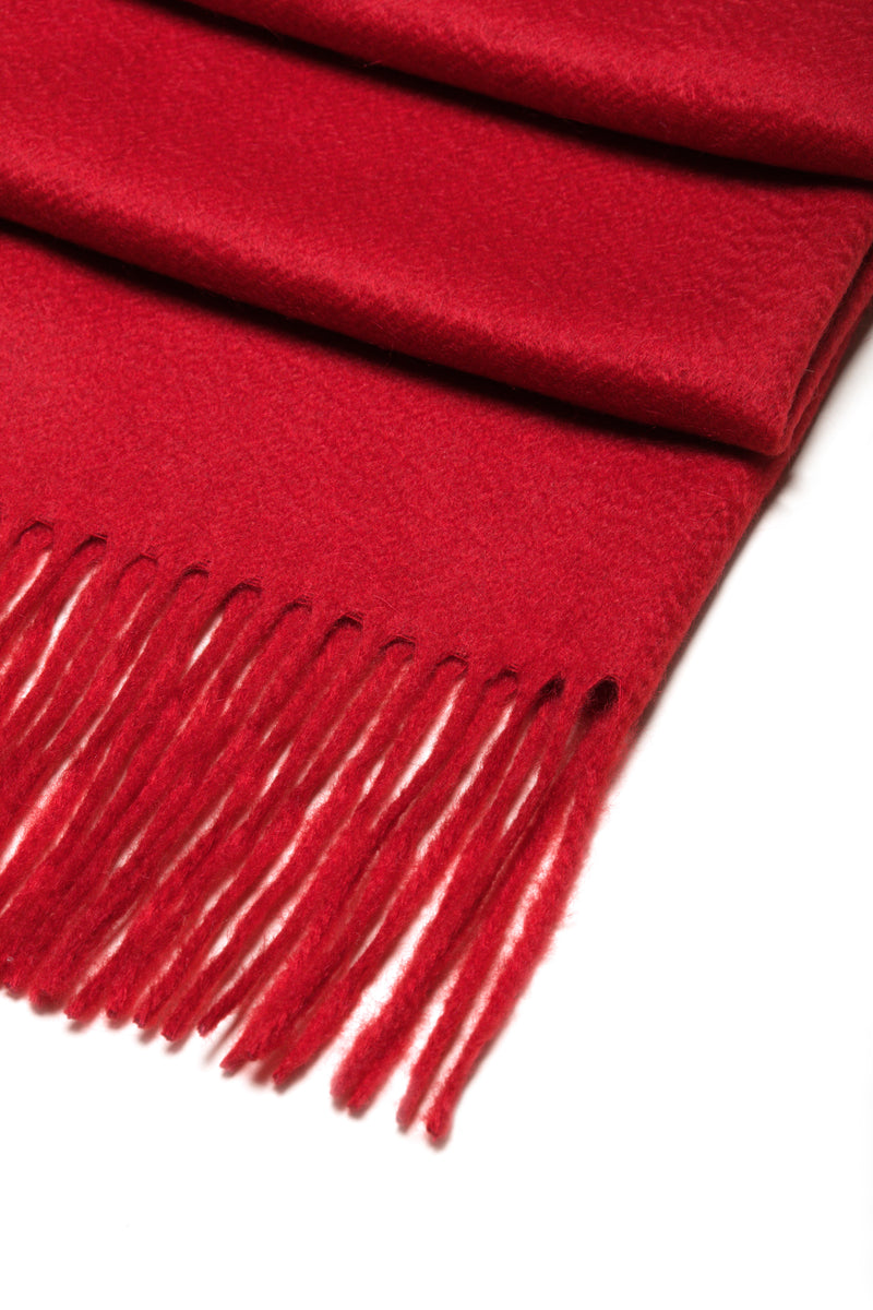 Schal aus 100 % Kaschmir – Rot