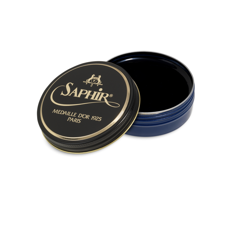 Navy blue 2025 boot polish