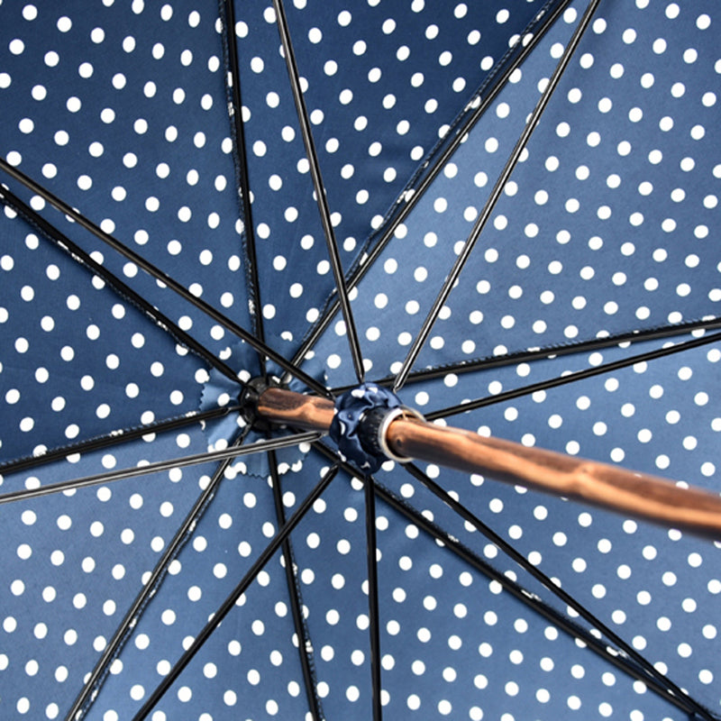 Blue & White - Polka-Dots - Umbrella