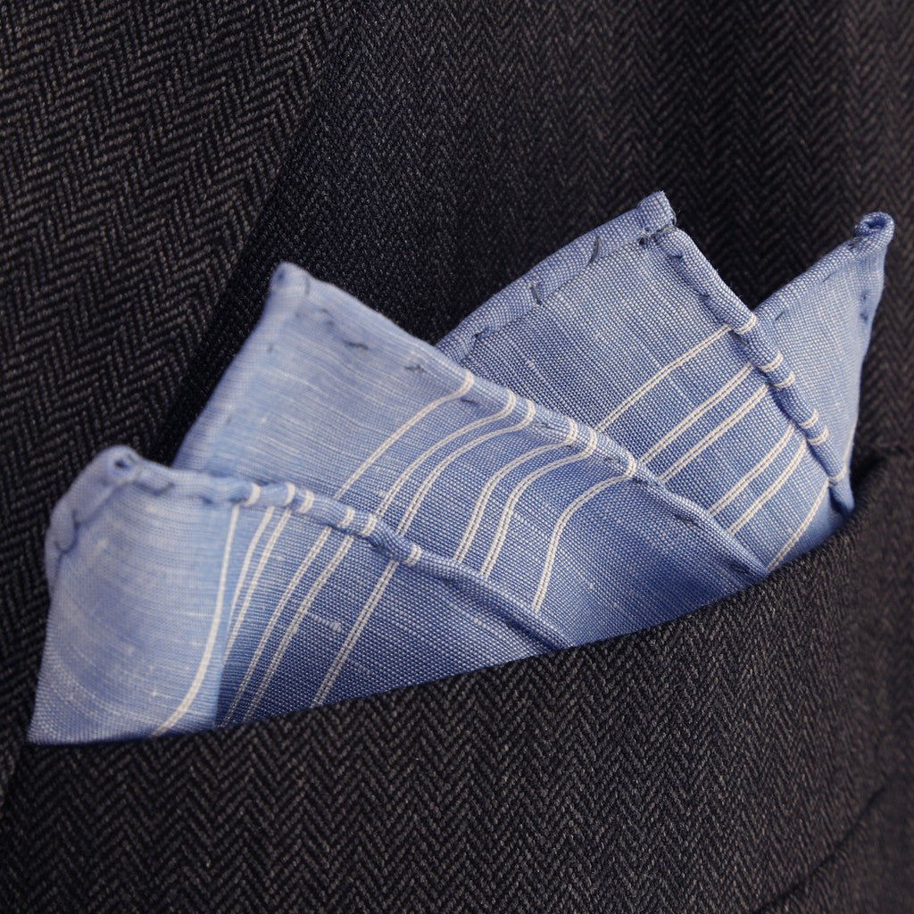 Denim Blue - Pocket Square