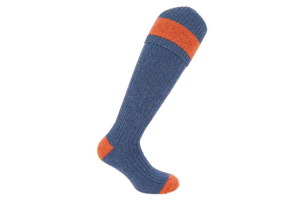 Blau & Orange - Wolle