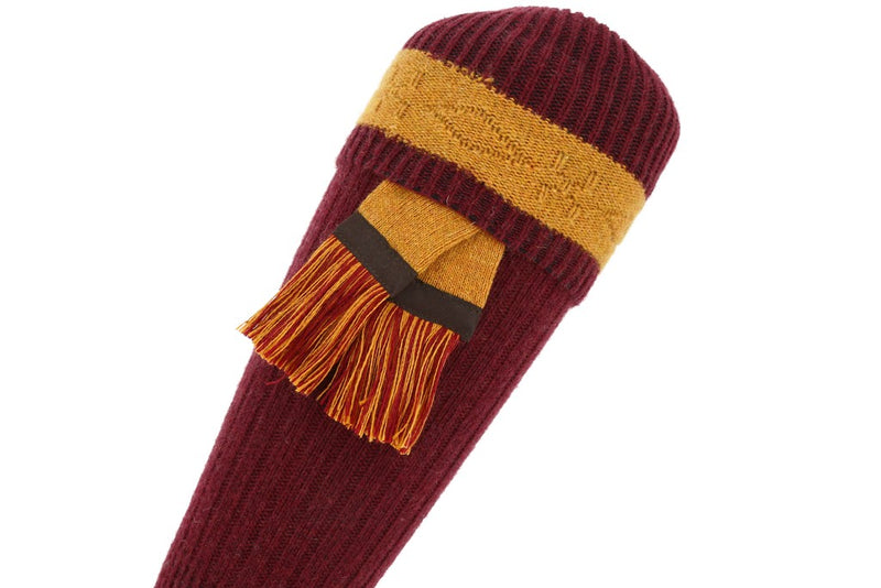 Burgundy & Ochre - Wool
