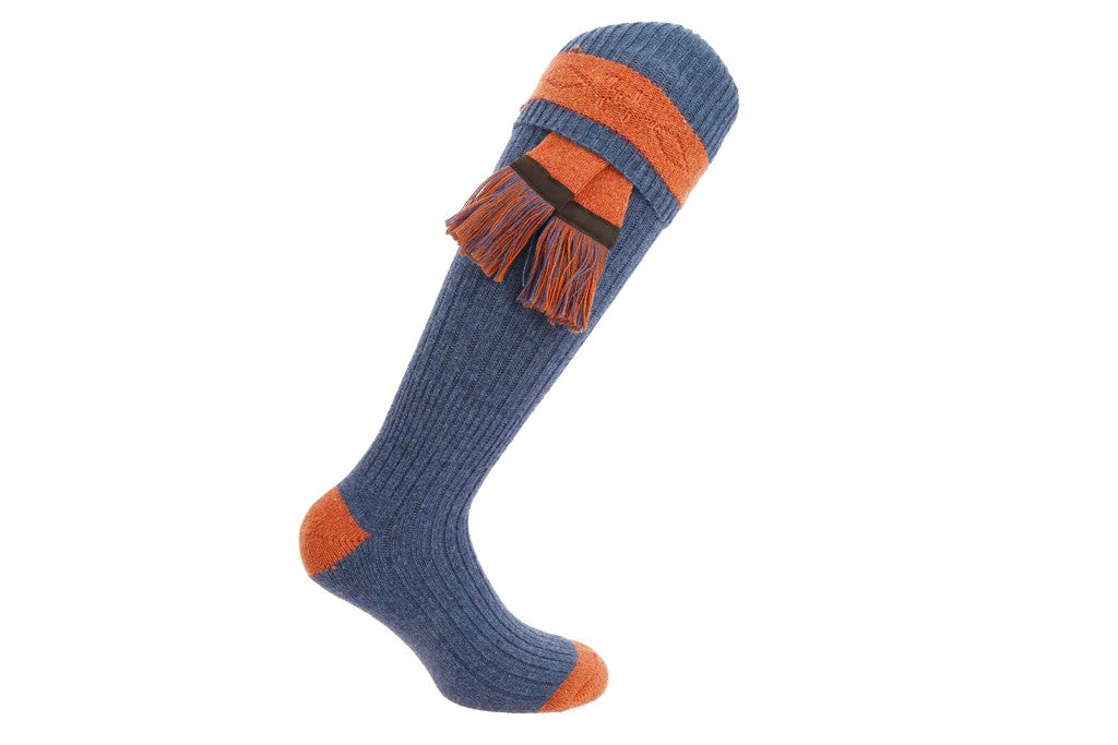 Blau & Orange - Wolle