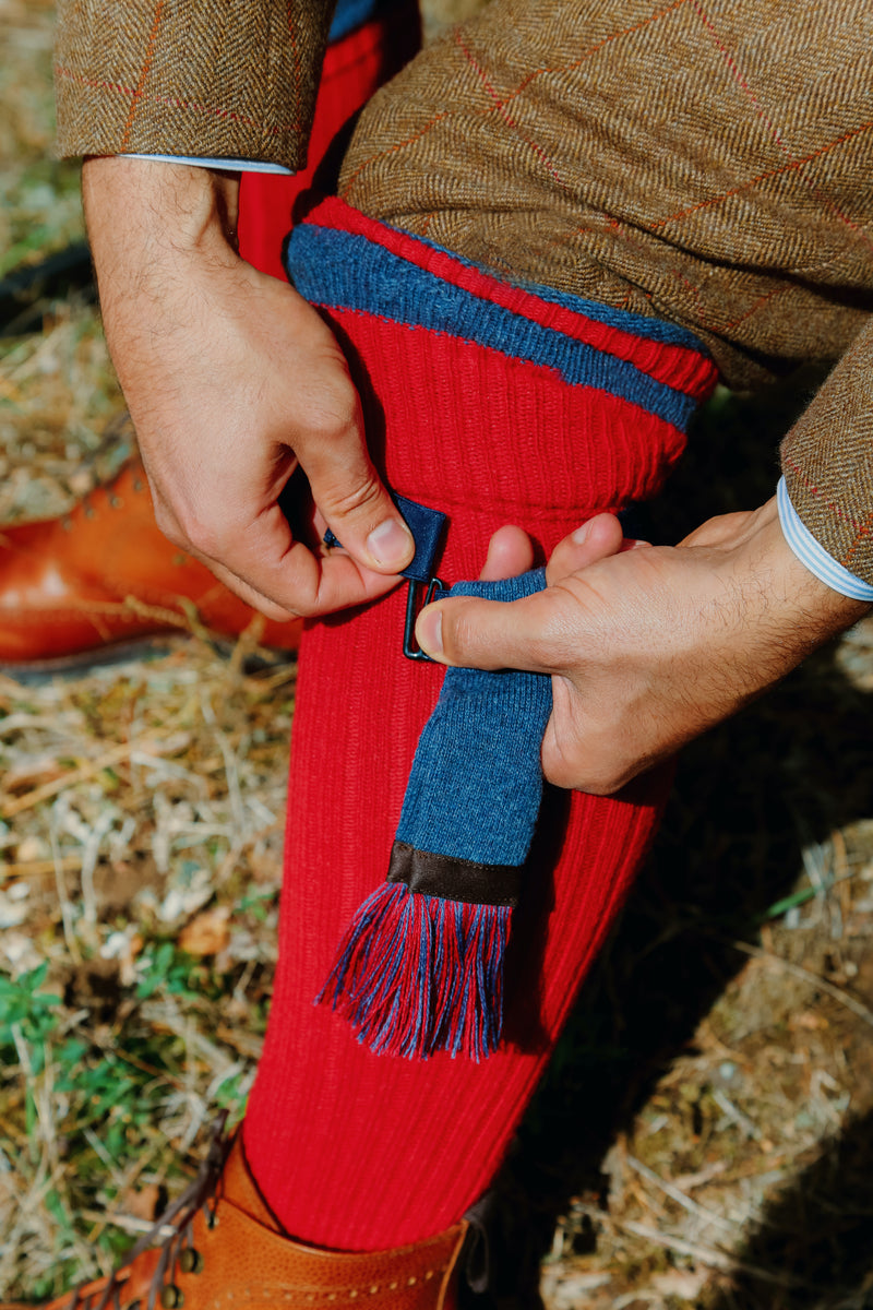 Red & Blue - Wool