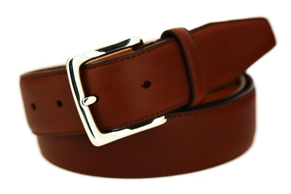 Brown - Silver Buckle - Calf Leather