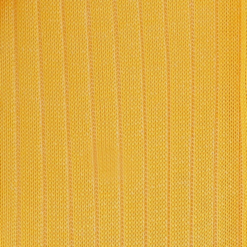 Yellow & White - Cotton Lisle