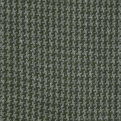 Green & Grey - Houndstooth -  Super-Durable Cotton Lisle
