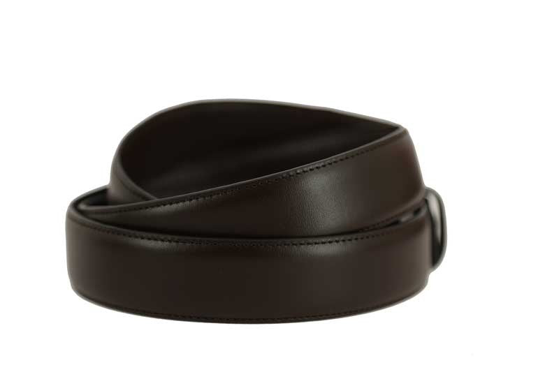 Dark Brown - Silver Boucklet - Calf Leather