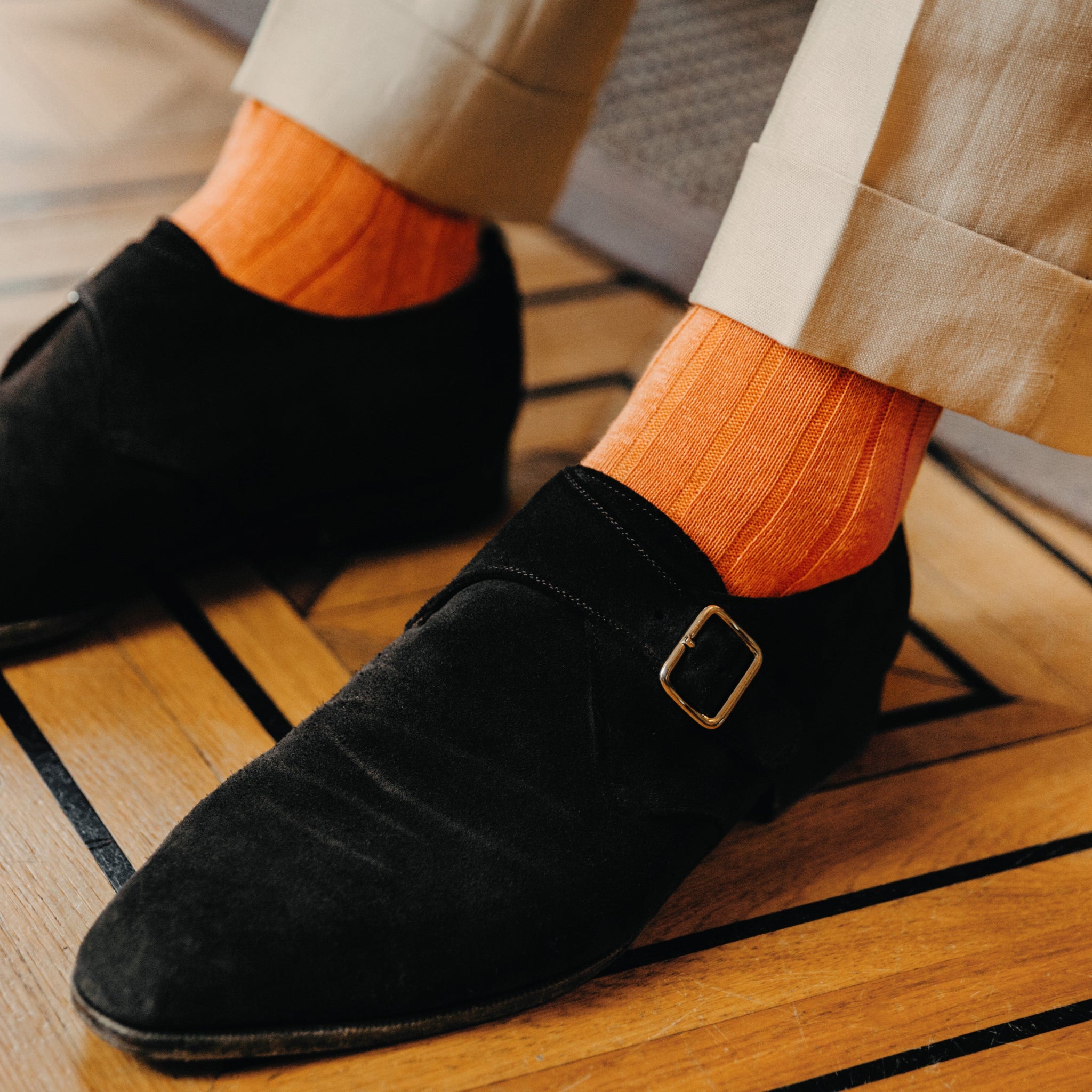 Orange - Leinen