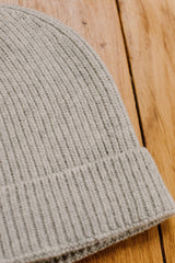 Light Grey - Hat - 100% Cashmere
