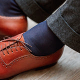 Blue Sapphire - Honeycomb - Cotton Lisle