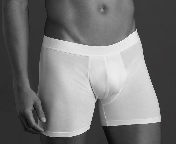Men's boxer shorts underwear by Bresciani in white, made in Italy – SO  MILANO