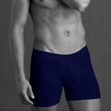 Blue - Boxer briefs - Cotton