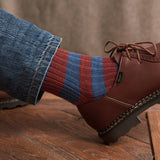 Rojo y azul - Hiedra - Algodón