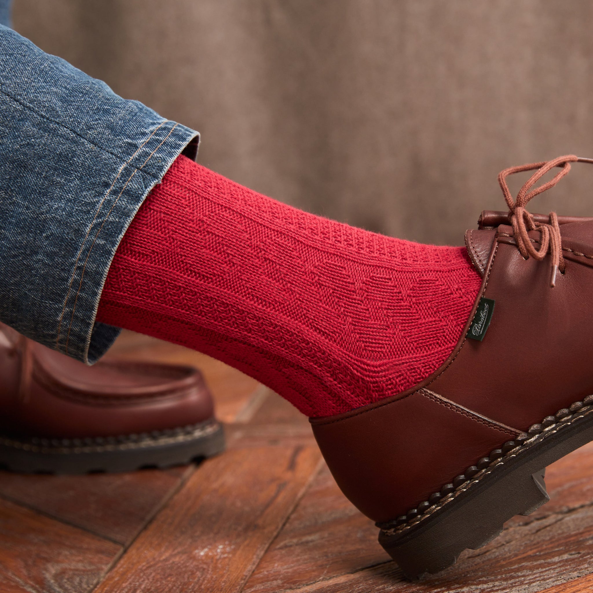 Ziegel & König - Zopfmuster - Baumwolle