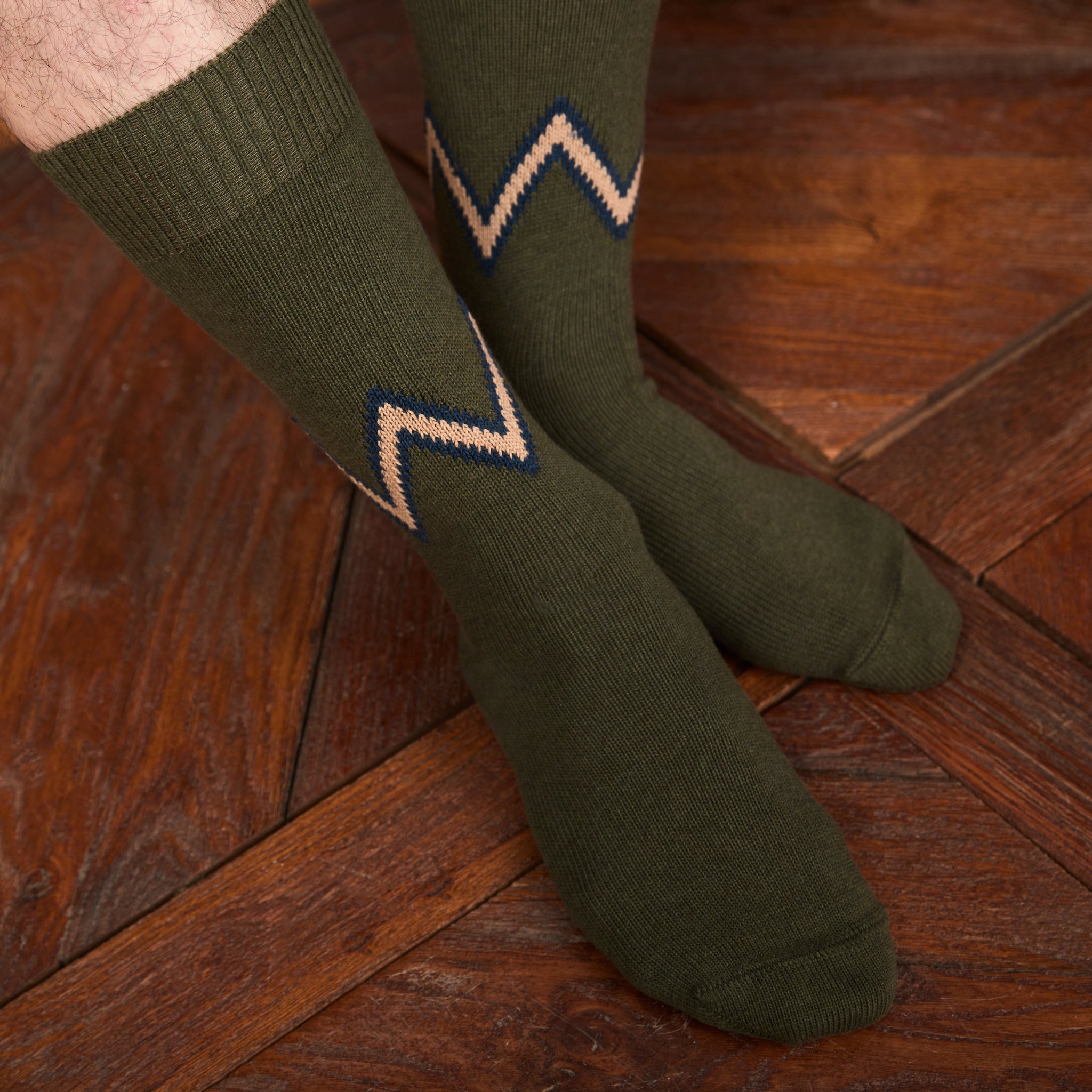 Grün & Blau & Gelb - M comme Mazarin - Baumwolle