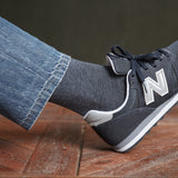 Azul marino y gris claro - Algodón