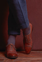 Avellana y acero - Pata de gallo - Lana