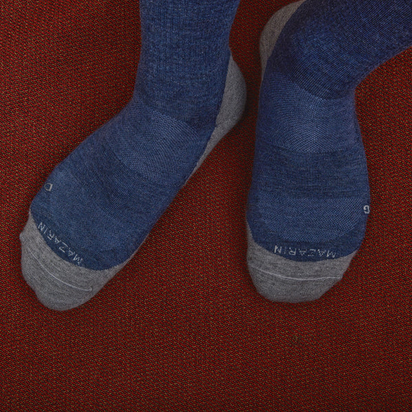 Blue & Grey - Wool