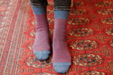 Chaussettes d'intérieur Bleu clair - Laine
