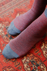 Chaussettes d'intérieur Bleu clair - Laine