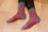 Chaussettes d'intérieur Bleu clair - Laine