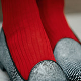 Carmine - Cotton Lisle