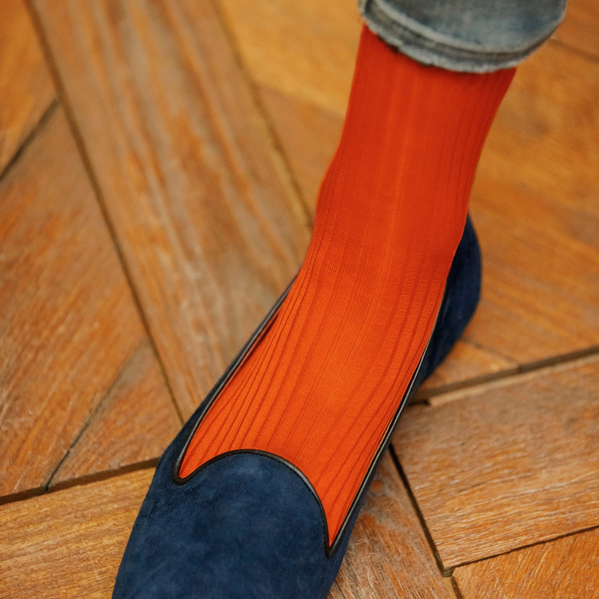 Orange - Fil d'Écosse Baumwolle